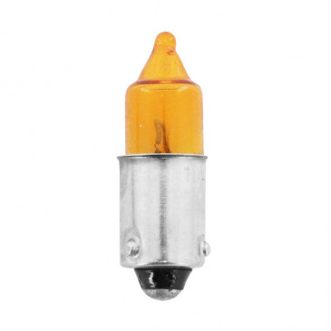 LIGHT BULB 12V 21W STANDART H10W1 FOOT BAU9S - ASSYMETRIC BAYONET 120° ORANGE (TURN LIGHT) (SOLD PER UNIT) -SELECTION P2R-