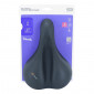 SELLE ROYAL AVENUE GEL AVEC CANAL ANATOMIQUE ET ELASTOMERE TREKKING NOIR 258x183 mm 664 g 8021890578907
