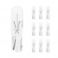 AMPOULE/LAMPE STANDARD 12V 1,2W CULOT W2x4,6d BULB T5 WEDGE BLANC (COMPTEUR) (BOITE DE 10) -P2R- 3700948065969