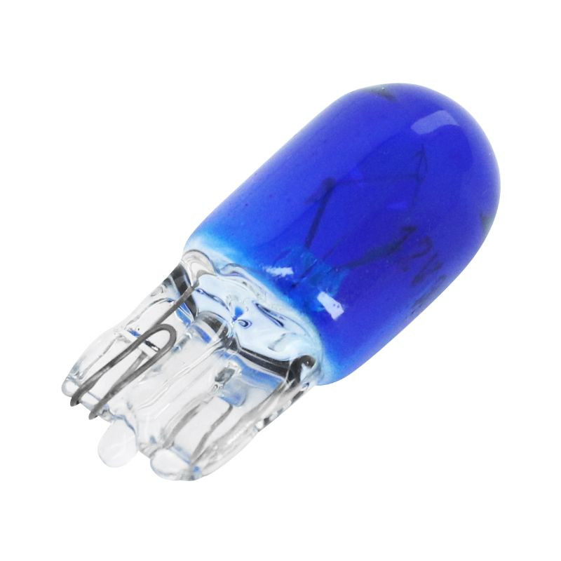 LIGHT BULB 12V 3W STANDART W3W FOOT W2,1x9,5D WEDGE BLUE (DASHBOARD LIGHT)  (SOLD PER 10) -SELECTION P2R - P2R