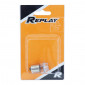 LIGHT BULB 12V LEDS 10W FOOT BA15S ORANGE (TURN LIGHTS) (SOLD PER UNIT) REPLAY 3700948030035