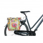 SACOCHE ARRIERE VELO DOUBLE BASIL BLOOM FIELD 28-35L JAUNE HONEY FIXATION CROCHET/RESSORT (30x15x33cm) 8715019181559