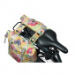 SACOCHE ARRIERE VELO DOUBLE BASIL BLOOM FIELD 28-35L JAUNE HONEY FIXATION CROCHET/RESSORT (30x15x33cm) 8715019181559