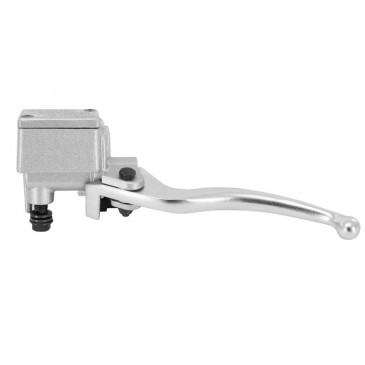 MAITRE CYLINDRE DE FREIN SCOOT ADAPTABLE KYMCO 50 AGILITY CITY 2T EURO 2, AGILITY 16+ 2T EURO 2, AGILITY 16+ 4T EURO 4, 125 AGILITY CITY 4T EURO 4 AVANT GAUCHE ARGENT -P2R- 3700948210062