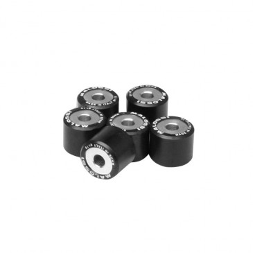 VARIATOR ROLLER FOR MAXISCOOTER MALOSSI 20x17 17,0g (x6) FOR PEUGEOT 125 SATELIS + FOR VARIATEUR MULTIVAR YAMAHA 125 XMAX/MBK 125 SKYCRUISER, SKYLINER (6611095Z0) 3700948261101