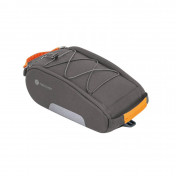 SINGLE BAG FOR BICYCLE-REAR- RACKTIME YOSHI GREY - ON CARRIER (L 30cm x L 17cm x h 12cm) - COMPATIBLE SYSTEM RACKTIME SNAP-IT 4048174864321