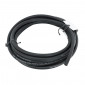 FUEL HOSE Ø 5 x 10,5 mm BLACK - FOR HYDROCARBONS WITH INNER TEXTILE BELT (ROLL 5M) 3701213427512