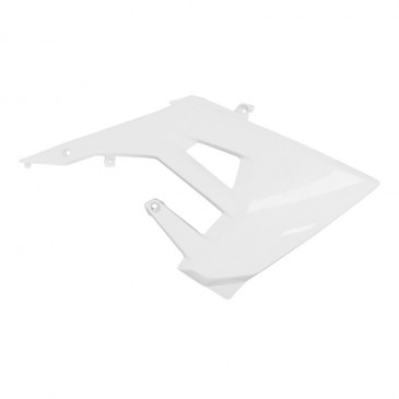 FRONT SIDE COVER - RIGHT - "PIAGGIO GENUINE PART" GILERA 50 SMT, RCR 2018> WHITE -2B004333000W0B-