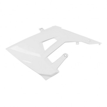 FRONT SIDE COVER - LEFT - "PIAGGIO GENUINE PART" GILERA 50 SMT, RCR 2018> WHITE -2B004334000W0B-