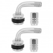 VALVE DE PNEU TUBELESS COUDEE ALU ARGENT (PAIRE) -REPLAY- 3700948040508
