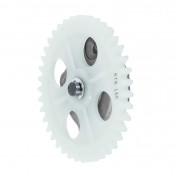 POMPE A HUILE SCOOT ADAPTABLE SYM 50 ORBIT 2, ORBIT 3, FIDDLE 2, FIDDLE 3, MIO 4T/PEUGEOT 50 TWEET 4T (OEM 15100-A3F-0002/15100-ATA-000) -P2R- 3700948223543