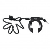 ANTIVOL VELO FER A CHEVAL AXA SOLID NOIR AVEC CABLE PLUG DIAM 10 mm 1.50M - SECURITE NIVEAU 11/15 8713249237930