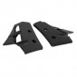 RADIATOR SIDE SPOILERS FOR MBK 51 MAGNUM, XR, PASSION - BLACK (AS ORIGINAL). (PAIR).. -SELECTION P2R-