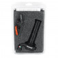 POIGNEE DE GAZ MOTO OFF ROAD DOMINO KRK EVO 4T ALU NOIR (DOUBLE CABLES) 8033900036246