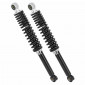 SHOCK ABSORBERS FOR MOPED - ADJUSTABLE - BLACK (CENTRES 360mm) Per pair - P2R SELECTION. 3701213428823