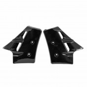 RADIATOR SIDE SPOILERS FOR MBK 51 MAGNUM, XR, PASSION - BLACK (AS ORIGINAL). (PAIR).. -SELECTION P2R- 3701213431816