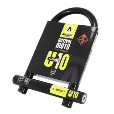 ANTIVOL U AUVRAY UFORCE10 120 x 217 mm (DIAM 18 mm) (CLASSE SRA) 3700807700659