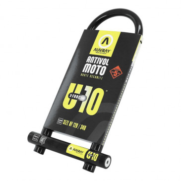 ANTIVOL U AUVRAY UFORCE10 120 x 340 mm (DIAM 18 mm) (CLASSE SRA) 3700807700635
