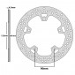 DISQUE DE FREIN ADAPTABLE YAMAHA 125 XMAX 2006>2017 AV, 250 XMAX 2005>2016 AV (EXT 267mm - INT 132mm - 5 TROUS) -P2R- 3700948210185