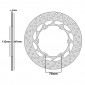 BRAKE DISC FOR YAMAHA 500 TMAX 2008>2011 Rear (OEM 4B52582V0000 ) (EXT 267mm - INT 132mm - 5 Holes ) -P2R- 3700948210222