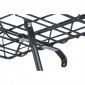 LUGGAGE RACK-FRONT- BASIL PORTLAND DECK - ON STAYS WITH BASIL BASKET ALUMINIUM (25 lt) ALUMINIUM MATT BLACK - ADJUSTABLE 28''/26" ( MAX LOAD 10KGS) (43x36x23cm)