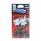 PLAQUETTE DE FREIN CL BRAKES POUR BMW S 1000 RR 2009> AV / TRIUMPH 900 STREET TWIN 2019>2020 AV (2 JEUX DE 2 PLAQUETTES) (1207 XBK5 SPORT METAL FRITTE) 0841754013744