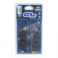 PLAQUETTE DE FREIN CL BRAKES POUR HONDA 1100 PAN-EUROPEAN, 1300 PAN-EUROPEAN 2002>2007, 650 DEAUVILLE, 1800 GOLD-WING 2001>,1000VARADERO2004(1 JEU DE 2 PLAQUETTES) (2602 A3+ TOURING METAL FRITTE) 841754004605