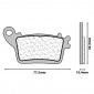 PLAQUETTE DE FREIN CL BRAKES POUR HONDA 1000 CBR RR FIREBLADE 2008> AR, 600 CB F HORNET 2007> AR / KAWASAKI 636 ZX-6 R NINJA 2013> AR (1 JEU DE 2 PLAQUETTES) (1174 RX3 TOURING METAL FRITTE) 0841754011276