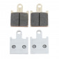 PLAQUETTE DE FREIN CL BRAKES POUR KAWASAKI 1400 GTR 2007> AV, 1400 ZZR 2012>, 1000 Z 2007>2009 AV, 750 Z R 2011> AV, 600 ZX-6 R NINJA 2009> AV (1 JEU DE 2 PLAQUETTES) (1177 XBK5 SPORT METAL FRITTE) 0841754011306
