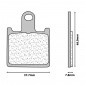 PLAQUETTE DE FREIN CL BRAKES POUR KAWASAKI 1400 GTR 2007> AV, 1400 ZZR 2012>, 1000 Z 2007>2009 AV, 750 Z R 2011> AV, 600 ZX-6 R NINJA 2009> AV (1 JEU DE 2 PLAQUETTES) (1177 XBK5 SPORT METAL FRITTE) 0841754011306
