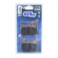 BRAKE PADS SET (2 pads) CL BRAKES FOR YAMAHA 850 TDM 1991>2001 Rear 900 XJ S DIVERSION 1995>2003 Rear 1100 BT BULLDOG 2002>2006 Rear - (2283 RX3 TOURING SINTERED) 0841754001215