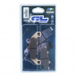 PLAQUETTE DE FREIN CL BRAKES POUR KAWASAKI 250-500 EX, 400 GPX, 400-500 GPZ, 550-750 ZEPHIR, 400 ZR AV, 400 ZX-4 AV/AR / SUZUKI 250 ZXR AV/AR, 1100 GSX AR (1 JEU DE 2 PLAQUETTES) (2389 A3+ TOURING METAL FRITTE) 0841754003264