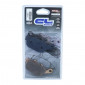 BRAKE PADS SET (2 pads) CL BRAKES FOR HONDA 125 PANTHEON 2003> Rear 250 FORESIGHT 2000> Rear - (3076 MSC) 0841754009808