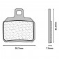 BRAKE PADS SET (2 pads) CL BRAKES FOR YAMAHA 125 XMAX Rear 125 MAJESTY Rear / MBK 125 SKYCRUISER Rear 125 SKYLINER Rear / SUZUKI 125 BURGMAN 2002>2006 Rear - (3057 MSC) 0841754007064
