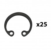 CIRCLIPS DE PEDALIER INTERIEUR CYCLO ADAPTABLE MBK 51, 88 (DIAM 16) (VENDU PAR 25) -SELECTION P2R- 3701213437566