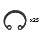 CIRCLIPS DE PEDALIER INTERIEUR CYCLO ADAPTABLE MBK 51, 88 (DIAM 16) (VENDU PAR 25) -SELECTION P2R- 3701213437566