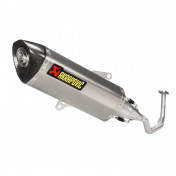 EXHAUST FOR MAXISCOOTER - AKRAPOVIC FOR HONDA 125 FORZA 2017> (COMPLETE RACING LINE) (S-H125R5-HRSS) (EEC APPROVED) 3831113547574