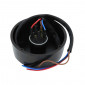 SUPPORT COMPTEUR CYCLO ADAPTABLE NOIR AVEC CONTACTEUR (DIAM 60mm) -SELECTION P2R- 3701213428892