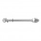 WHEEL AXLE FOR MOPED Ø 12x100x165mm FOR PEUGEOT 103 (COMPLETE - FRONT) -SELECTION P2R- 3701213428779
