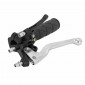 THROTTLE HANDLE FOR MOPED MBK 41, 51, 88 WITH CHROME LEVER+CHOKE LEVER -SELECTION P2R- 3701213425525