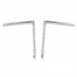 HANDLEBAR FOR MOPED (Z- TWISTED STEEL) CHROME- FOR PEUGEOT 103 MVL, VOGUE - Hg 340mm -SELECTION P2R-