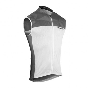 CYCLING VEST - GIST CLIMBER - SLEEVELSS with TOTAL ZIP - WHITE/GREY L -5355 8013271329017