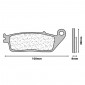 PLAQUETTE DE FREIN MALOSSI MHR SYNT POUR BMW 600 GT, 650 SPORT 2012>, C EVOLUTION AV-AR / HONDA 350 ADV 2021> AV 3700948135600