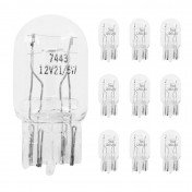 AMPOULE/LAMPE STANDARD 12V 21/5W CULOT W3x16D NORME W21/5W T20 WEDGE BLANC (COMPTEUR ET CLIGNOTANTS) (BOITE DE 10) -P2R- 3700948066256