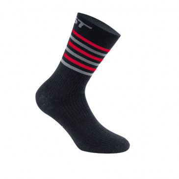 CYCLING SOCKS-WINTER- GIST CLIMATIC BLACK/RED - EURO 40/43 (PAIR) -5874