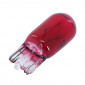 AMPOULE/LAMPE STANDARD 12V 3W CULOT W2,1x9,5d BULB T10 WEDGE ROUGE (COMPTEUR) (BOITE DE 10) -P2R- 3700948066027