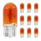 LIGHT BULB 12V 5W STANDART WY5W FOOT W2,1x9,5D WEDGE ORANGE (TURN LIGHT) (SOLD PER 10) -SELECTION P2R-