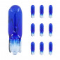 LIGHT BULB 12V 1,2W STANDART W1,2W FOOT W2x4,6D WEDGE BLUE (DASHBOARD LIGHT) (SOLD PER 10) -SELECTION P2R-