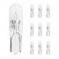 AMPOULE/LAMPE STANDARD 12V 2W CULOT W2x4,6d NORME W2W WEDGE BLANC (COMPTEUR) (BOITE DE 10) (LAMPE POUR SCOOTER PEUGEOT) -P2R- 3700948065990
