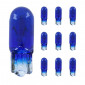 AMPOULE/LAMPE STANDARD 12V 1,7W CULOT W2,2x5,2d NORME W1,2W BLEU (COMPTEUR) (BOITE DE 10) -P2R- 3700948065976